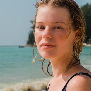 Portra 400 — Beach portrait