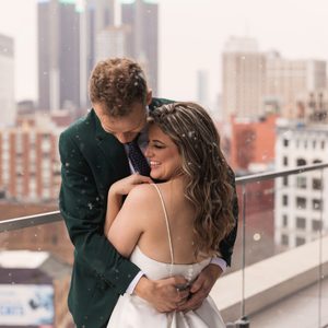 Fuji 400H — Rooftop wedding